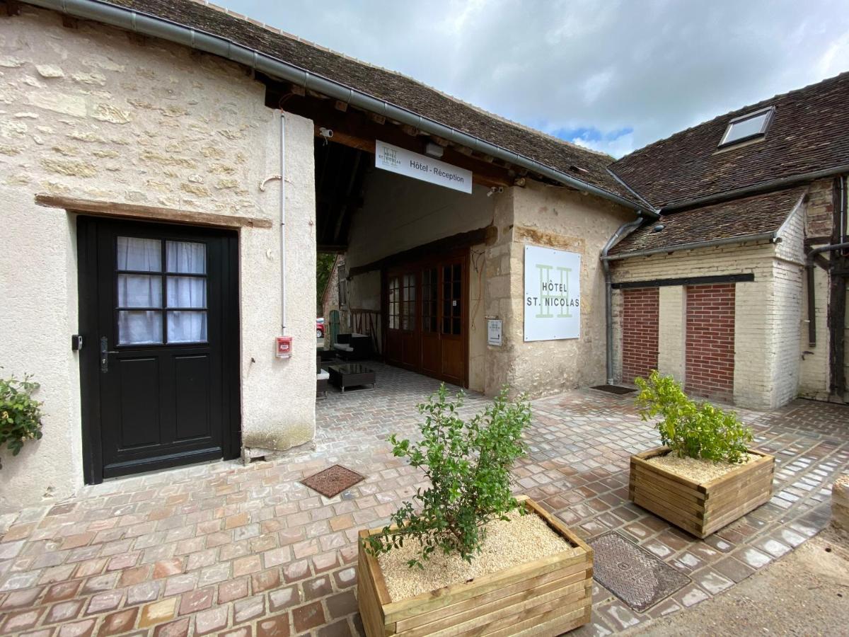 Logis - Hotel & Restaurant Saint Nicolas Chaumont-en-Vexin Dış mekan fotoğraf